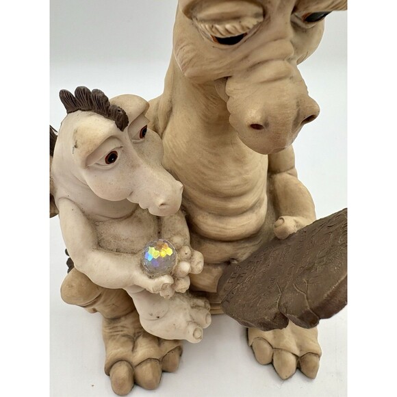 Vintage Krystonia Panton Flayla & Jumbly Dragon Signed Figurine Art Sculpture - Picture 10 of 10